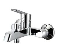 IDROBRIC - Rubinetto Vasca Cromato Con Leva In Metallo - Serie Fluid