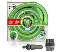 Idroeasy It's Magic Smart Open 14m Tubo Estensibile da Giardino con Lancia, Canna Acqua Anti Nodo e Anti Torsione, Leggero e Atossico, Made in Italy
