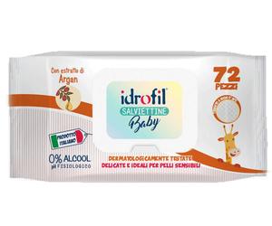 Idrofil SALVIETTINE BABY ARGAN 72 PEZZI