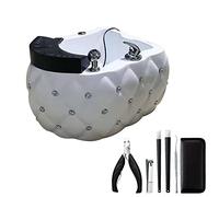 Idromassaggiatore Plantare Massaggio Piedi Bianco Vasca Idromassaggio Piedi Massaggiatore Piedi Con Luce Infrarossa Vasca Da Piedi Per Sbarazzarsi Di Calli Cuticole Pelle Morta (Size : Bath+pedicure