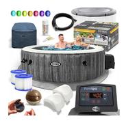 Intex Pure SPA GREYWOOD DELUXE → 4 POSTI - 196x71 cm Piscina Idromassaggio 28440