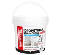 Idropittura Bagni e Cucine Z24 Antiodore Colore Bianco Opaco 4 Lt - Saratoga