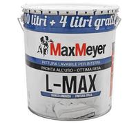 Idropittura Lavabile MaxMeyer LMAX 10+4 LT Bianco Bagni, Cucine, Pareti Interne