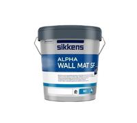 Idropittura lavabile per interni Sikkens Alpha Wall Mat SF bianca 1 litro