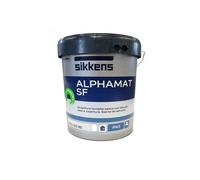 Idropittura lavabile Sikkens per interni Alphamat SF bianca 5 litri