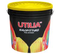 Idropittura Lavabile Utilia Bianco 14 Litri Utilia Pitture a tempera 44835