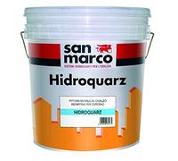 HIDROQUARZ PITTURA AL QUARZO PER ESTERNI BIANCA BIANCO COPRENTE 5 KG SAN MARCO