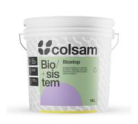 IDROPITTURA MURALE LAVABILE ANTIMUFFA COLSAM BIOSTOP LT.5-14 OPACA BIANCA