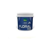 Idropittura murale superlavabile Paulin Floral 402 bianco 5 litri