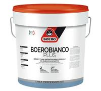 Idropittura murale traspirante Boero Boerobianco Plus 5 litri opaca alta copertu