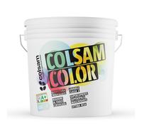 IDROPITTURA MURALE TRASPIRANTE LAVABILE SUPERCOPRENTE LT.5 BIANCA COLSAM COLOR