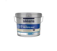 Idropittura opaca lavabile Sikkens Alpha Rezisto Mat bianca 5 litri