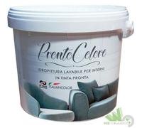 IDROPITTURA PITTURA LAVABILE DA INTERNO PRONTOCOLORE OPACO GRIGIO METALLO LT.2,5