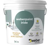 Idropittura PITTURA LAVABILE IRIDE per interni weberpaint IRIDE 14 LT BIANCO