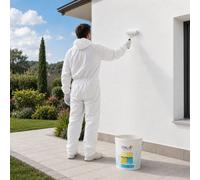 Idropittura Quarzo Elastomerico Termoriflettente Ischia Antialga Bianco Litri 4