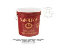 Idropittura semilavabile Napoleon 5 lt traspirante anti muffa batteri diluibile