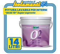Idropittura Tassani "02 BASE P" Lavabile Traspirante Alta Copertura LT. 14