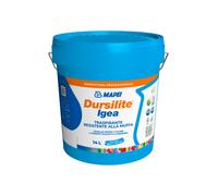 MAPEI Dursilite Igea, Idropittura Traspirante Antimuffa per Interni, Bianco, Resistente all'Umidità, Opaca, Lavabile, per Bagni e Cucine (4 Litri)