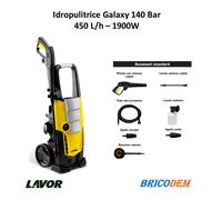 Lavor Idropulitrice ad Acqua Fredda GALAXY 140, 450 litri/ora, 140 bar max, 1900 W, con Spazzola Rotante