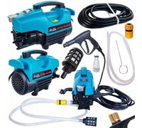 Idropulitrice 2850W 125 BAR Turbo Lancia Pistola Lavaggio Auto Terrazza 230V
