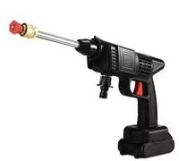 Idropulitrice a 2 Batteria 24 V Portatile Senza Fili Lavaggio Auto Giardini Moto