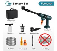 Idropulitrice a batteria 3500W 200bar alta pressione portatile lavaggio auto