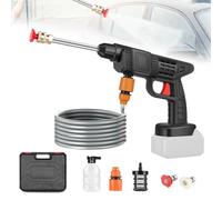 Idropulitrice a Batteria, 35Bar Idropulitrice Portatile, Idropulitrice Pulitore Portatile Senza Fili Compatibile con Batteria Makita 18V, Idropulitrice Elettrica Portatile per Auto Casa Giardino