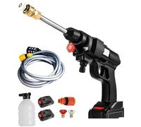 Idropulitrice a batteria 42V 8000Mah Idropulitrice portatile con 2 batterie Idropulitrice ad alta pressione a batteria per il lavaggio di auto Pulizia di pavimenti