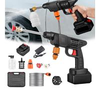 Idropulitrice a Batteria, 48 V Max 90 Bar Idropulitrice Portatile Con Ugello Mul