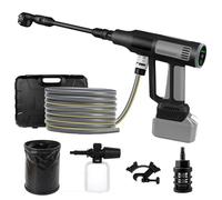 Idropulitrice a Batteria, 610 PSI 380W Idropulitrice Elettrica portatile Compatibile con M-akita 18V Batteria, Lancia Idropulitrice Portatile, Idropulitrice Senza Fili, Ugello 6 in 1 (NO Battery)