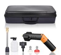 Idropulitrice a batteria - Idropulitrice elettrica | Pulitore per senza fili | portatile con | 7 modelli di irrigazione regolabili Pistole ad acqua per auto per irrigare le pi