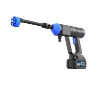 Idropulitrice a Batteria, Idropulitrice Portatile, Con Ugello 6 in 1, 21V,Tubo Da 10M, Serbatoio in Schiuma, Lavatrice Senza Fili Per Auto, Giardino, Terrazza, Prato E Irrigazione (96HV)