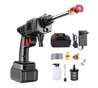 Idropulitrice a Batteria, Mini Portatile con Pressione Regolabile, Senza Fili ad Alta Pressione per Pulizie Esterni Giardino Auto - HYDROSTREAM