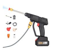 Idropulitrice a batteria, ugello regolabile con funzione spray, pulitore ad alta pressione manuale per giardino, terrazza, auto, vialetto, cortile, prato