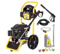 Idropulitrice a benzina 3200 PSI (220 Bar), Ducar DV196 196cc 4.3HP idropulitrice a gas ad alta pressione per auto, patio e giardino, WASPPER W3200VA
