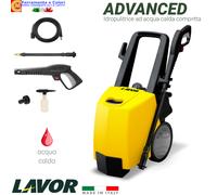 Idropulitrice a Caldo LAVOR 100-145 BAR 2300W Lavaggio Acqua Calda 450L/h Ottone