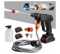 IDROPULITRICE A DOPPIA BATTERIA 26V ALTA PRESSIONE PORTATILE LAVAGGIO AUTO 96532