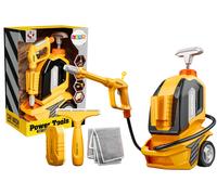 idropulitrice a pressione per bambini con funzione ad acqua con tergivetro, spugna e panno