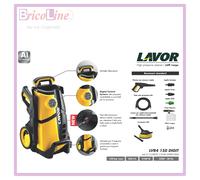 Idropulitrice Lavorwash ad acqua fredda Lavor LVR4 150 Digit - 150 bar max