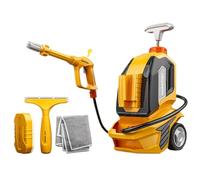 idropulitrice ad acqua per bambini - auto a rullo in ABS, giocattolo a pressione dell'acqua pulita, giocattolo per la pulizia del gioco di ruolo, lavaggio a spruzzo per auto con ruote per garage