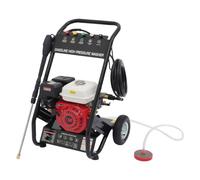 Idropulitrice ad alta pressione a benzina, 7,5 HP, 190 bar, professionale | Potente idropulitrice a benzina da 7,5 HP con pressione di lavoro fino a 190 bar, ideale per la pulizia professionale degli