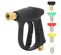 Idropulitrice ad alta pressione elettrica portatile 4350PSI Idropulitrice portatile con 5 ugelli Connettore rapido da 1/4 di pollice per la pulizia dell'auto Rivestimenti del