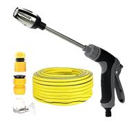 Idropulitrice ad alta pressione, idropulitrice ad alta pressione per tubo da giardino | Potente spruzzatore detergente per tubo 'acqua,Pulitore con ugello per cortili, terrazzi, irri