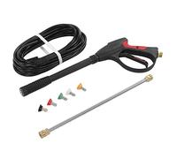 Idropulitrice ad alta pressione per auto, 4000PSI, idropulitrice portatile con prolunga, 5 punte per ugelli, per la pulizia di auto, moto, biciclette, materiale metallico ABS,