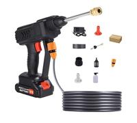 Idropulitrice ad Alta Pressione | regolabile con raccordo rapido,Potente e Compatta,per Auto, Muro, Finestra, Pavimento, Piante, Fiori, Irrigazione e Dettaglio