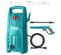 IDROPULITRICE ELETTRICA 130bar 1400W COMPLETA ACCESSORI TOTAL