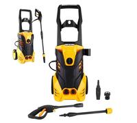 IDROPULITRICE ELETTRICA ACQUA FREDDA 2000W 135 BAR CON ACCESSORI CON AVVOLGITUBO