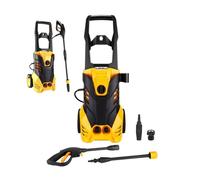 IDROPULITRICE ELETTRICA ACQUA FREDDA 2000W 135 BAR CON ACCESSORI CON AVVOLGITUBO