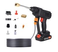 Idropulitrice Elettrica - Con Acqua a Batteria Ricaricabile Portatile,Idropulitrice Portatile per Auto | Per Pulizia e Cura di Veicoli, Giardino e Superfici Esterne