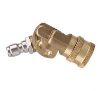 Idropulitrice girevole connettore 1/4 di pollice in ottone con 7 ugelli, regolatore di pressione a 5 livelli per auto e terrazza, fino a 250 bar, set di ugelli spray in acciaio inox